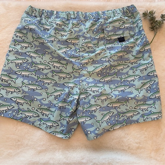 Vineyard Vines | EUC - Chappy Swim Trunks - Blue Fish Print - Size XL - Picture 2 of 8
